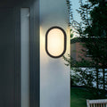 Aluminum PC Oval Patio Outdoor Light