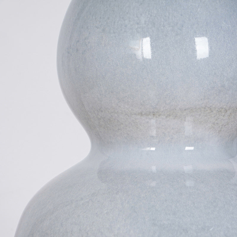 Ceramic Crystal Gourd Round Table Lamp