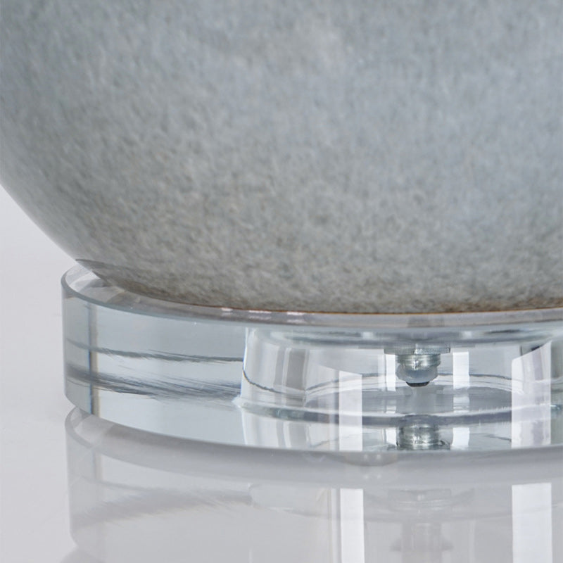 Ceramic Crystal Gourd Round Table Lamp