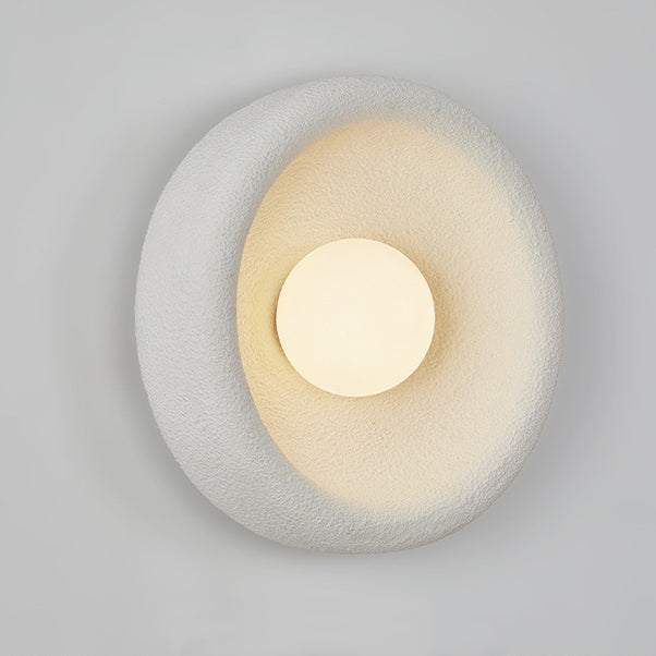 Polystyrene Bowl-Shaped Bedroom Living Wall Lamp