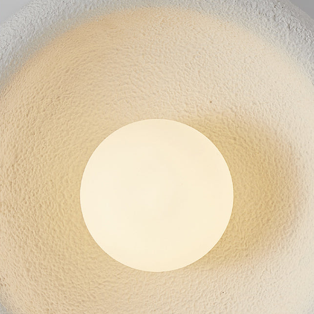 Polystyrene Bowl-Shaped Bedroom Living Wall Lamp