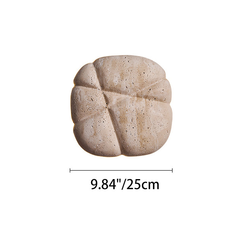 Beige Travertine Irregular Square Wall Lamp