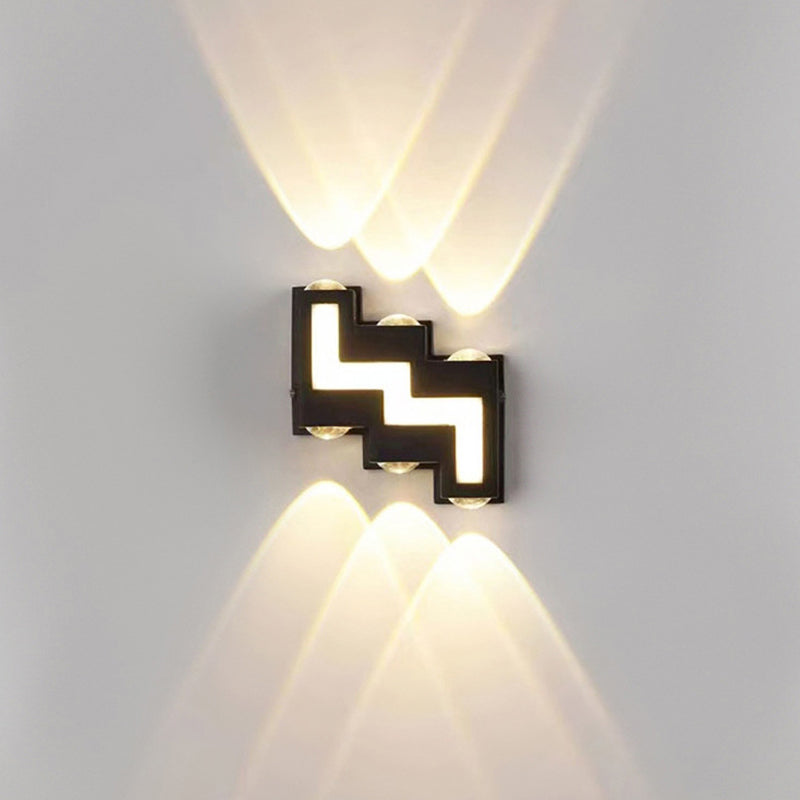 Aluminum Acrylic Stair-Shaped Patio Outdoor Light