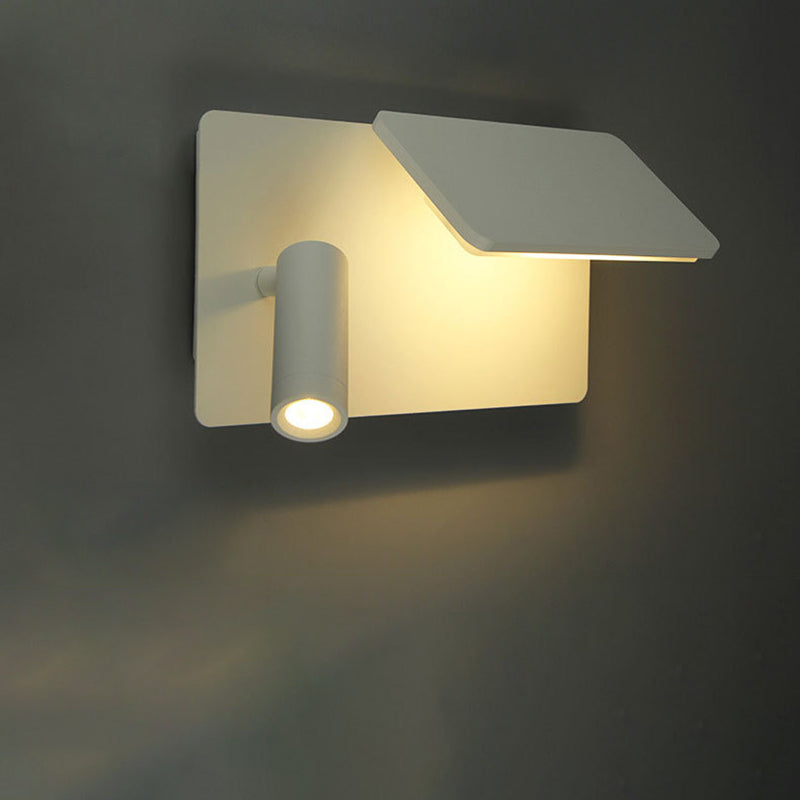 Aluminum Rectangular Bedroom Living Wall Lamp