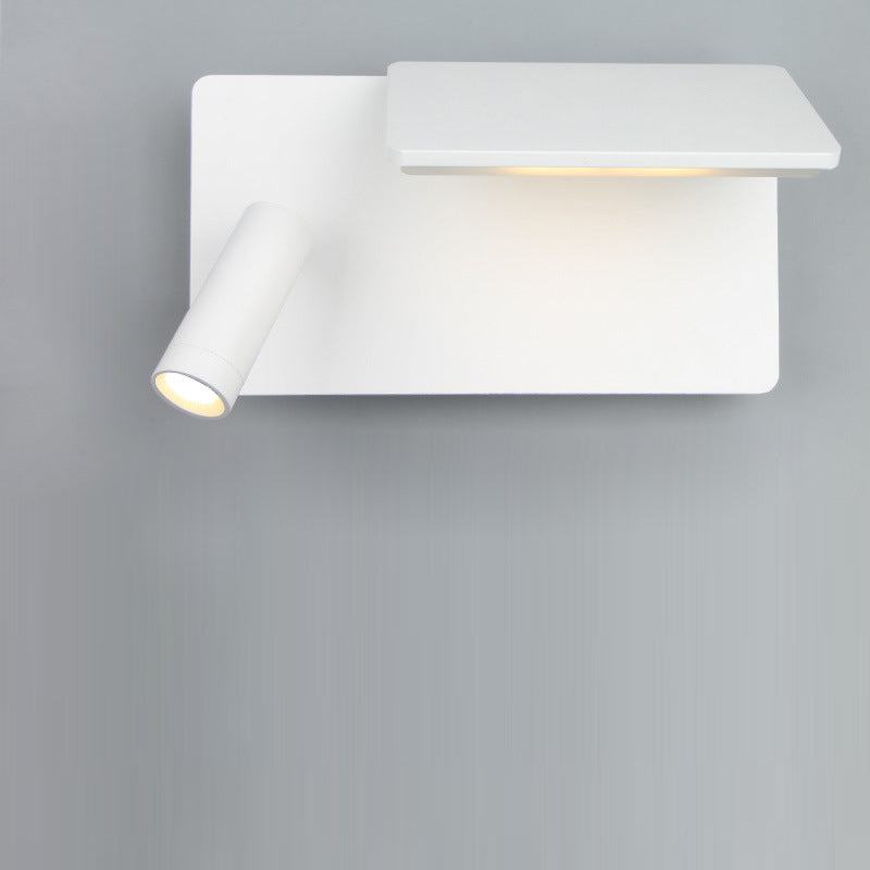 Aluminum Rectangular Bedroom Living Wall Lamp