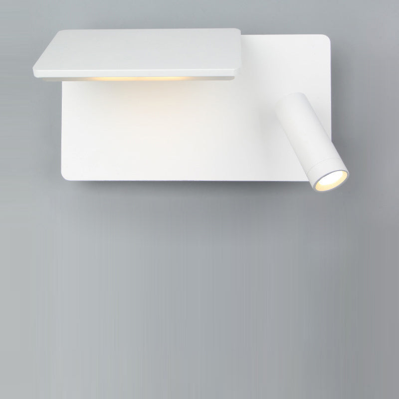 Aluminum Rectangular Bedroom Living Wall Lamp
