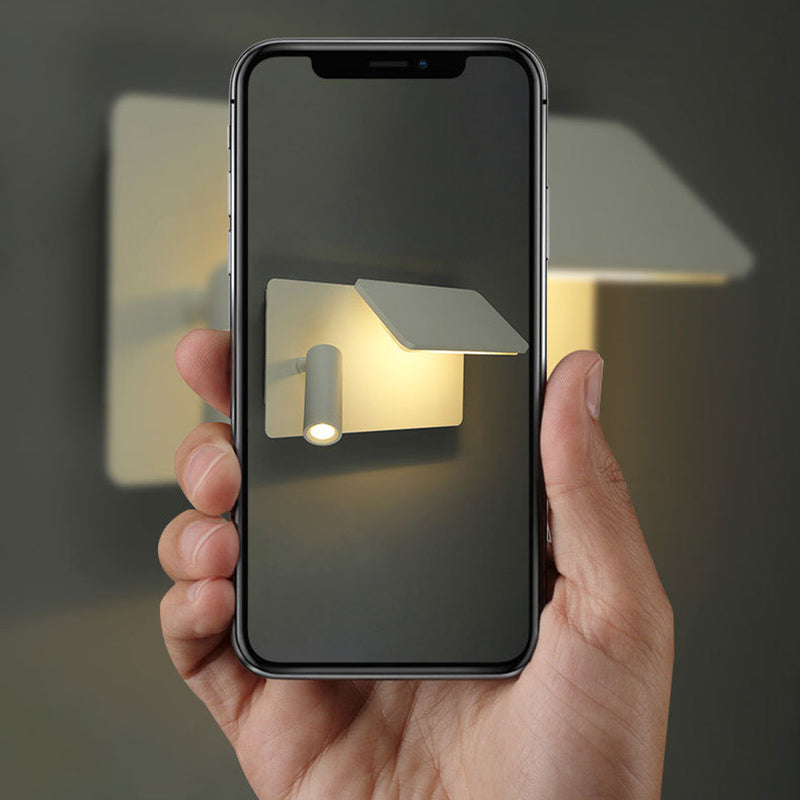 Aluminum Rectangular Bedroom Living Wall Lamp
