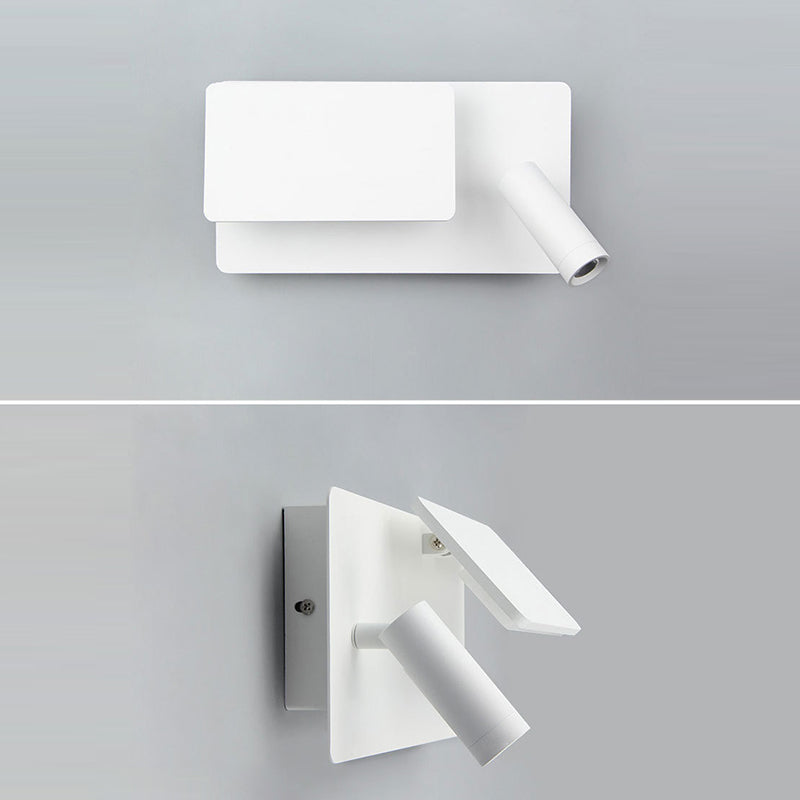 Aluminum Rectangular Bedroom Living Wall Lamp