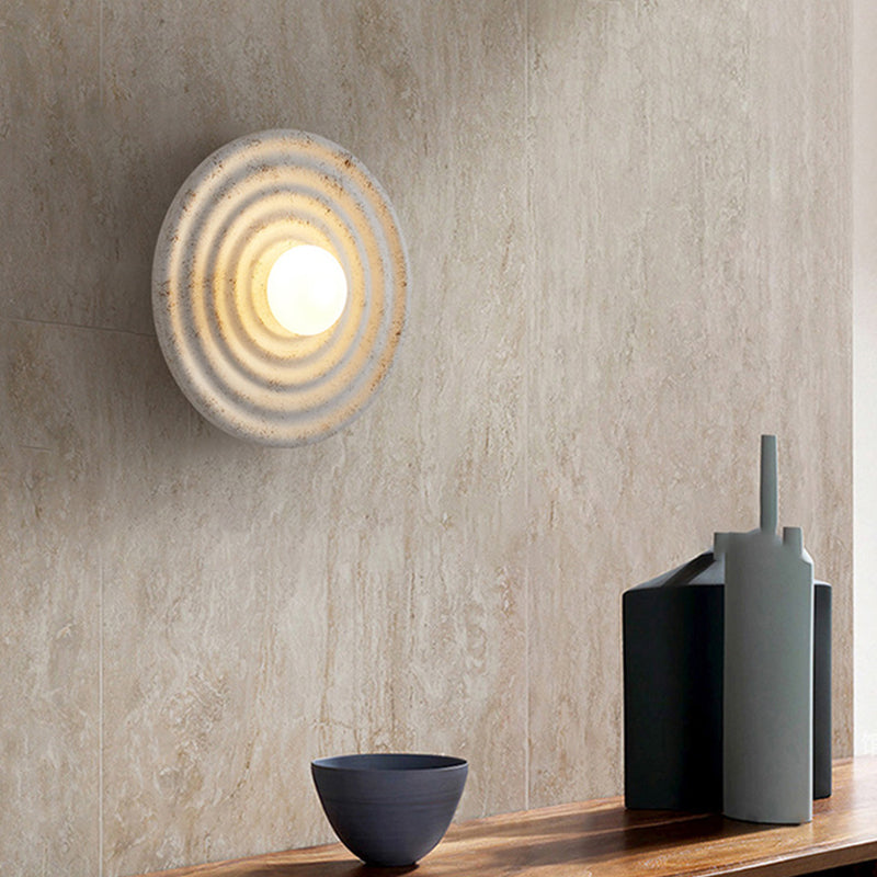 Resin Glass Concentric Circle Wall Lamp