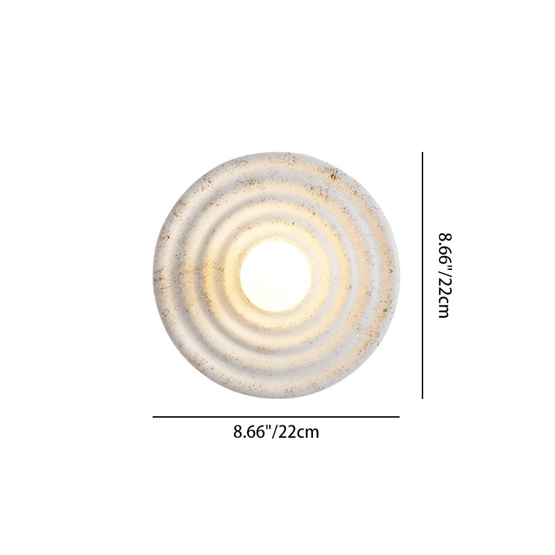 Resin Glass Concentric Circle Wall Lamp
