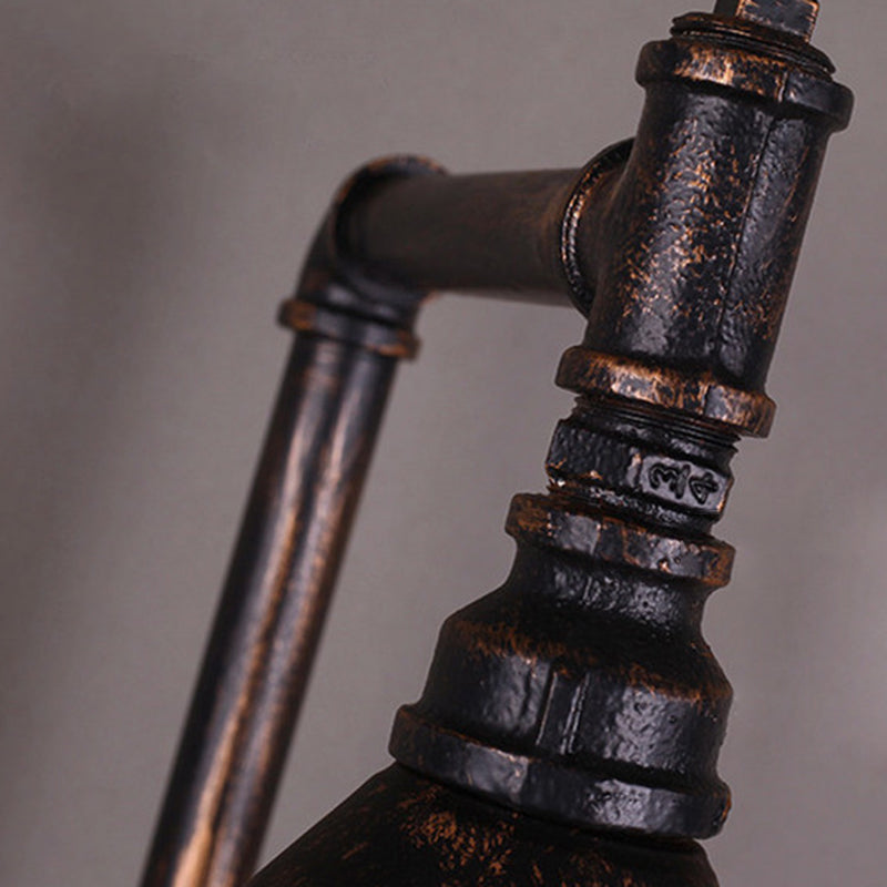 Iron Pipe Cone Living Wall Lamp