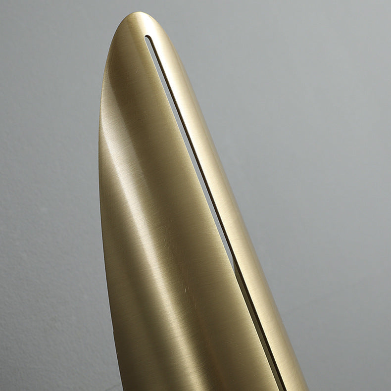 Copper Triangular Cylindrical Living Wall Lamp