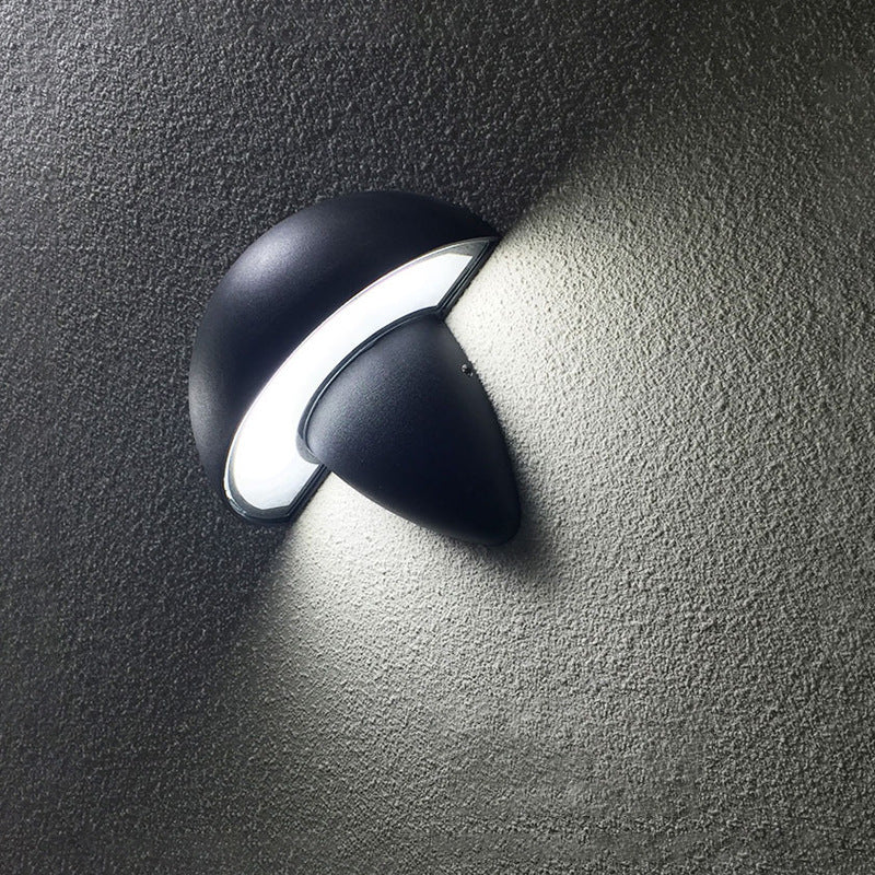 Aluminum Acrylic Semi-Circular Cone Outdoor Light