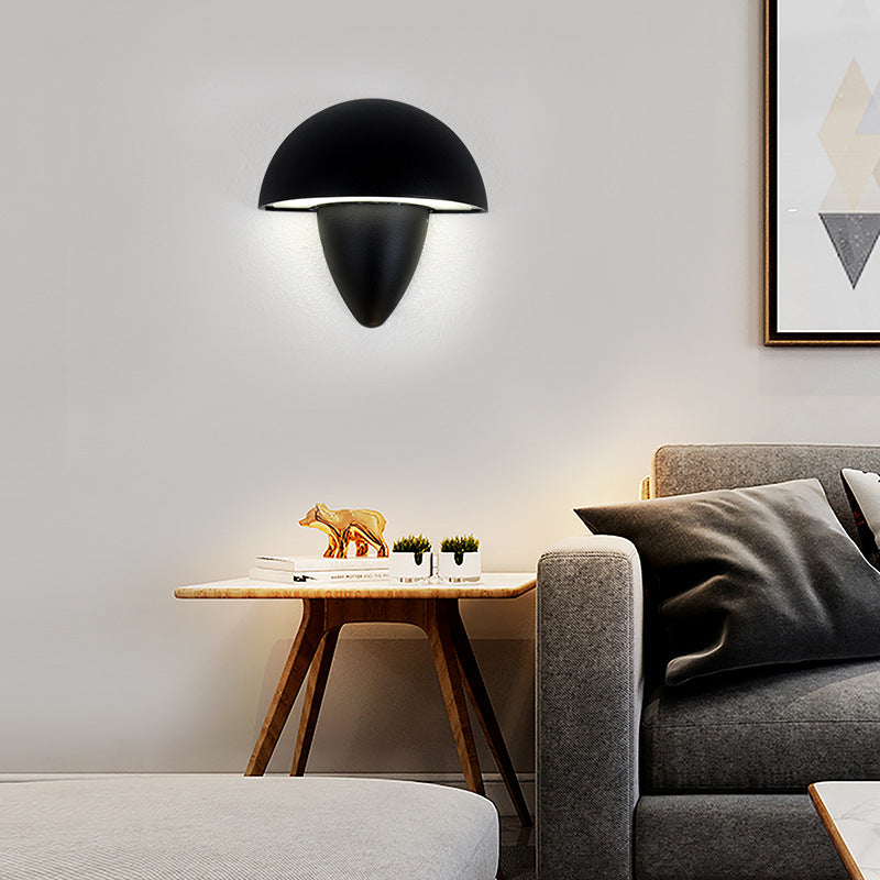 Aluminum Acrylic Semi-Circular Cone Outdoor Light