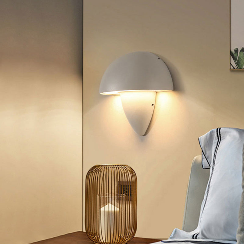 Aluminum Acrylic Semi-Circular Cone Outdoor Light