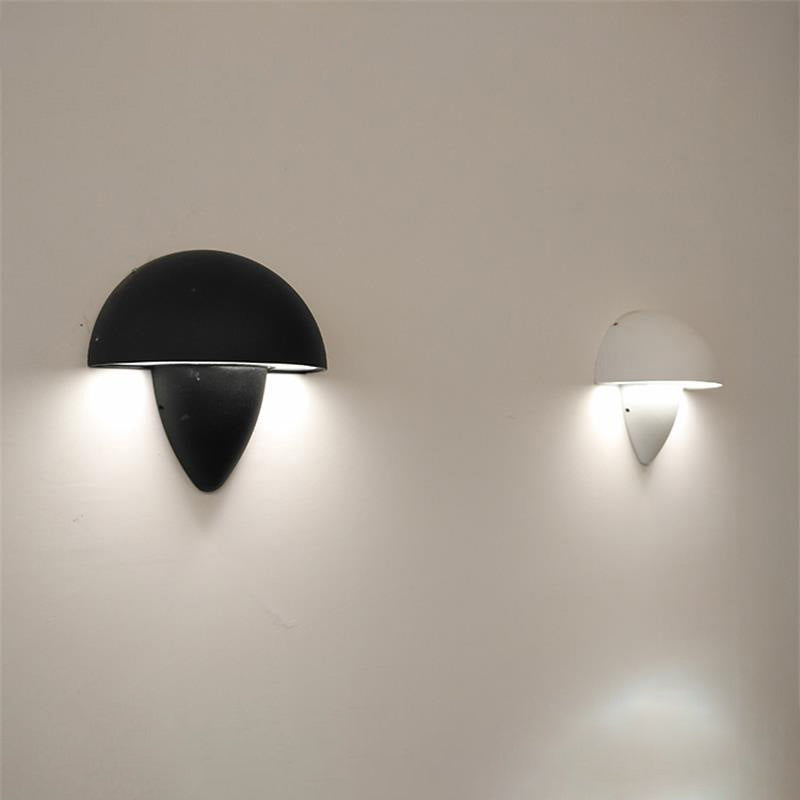Aluminum Acrylic Semi-Circular Cone Outdoor Light