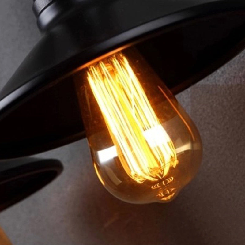 Iron Cone-Shaped Water Pipe Wall Lamp