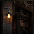 Iron Cone-Shaped Water Pipe Wall Lamp