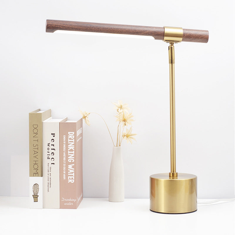 Iron Cylinder Bedroom Table Lamp