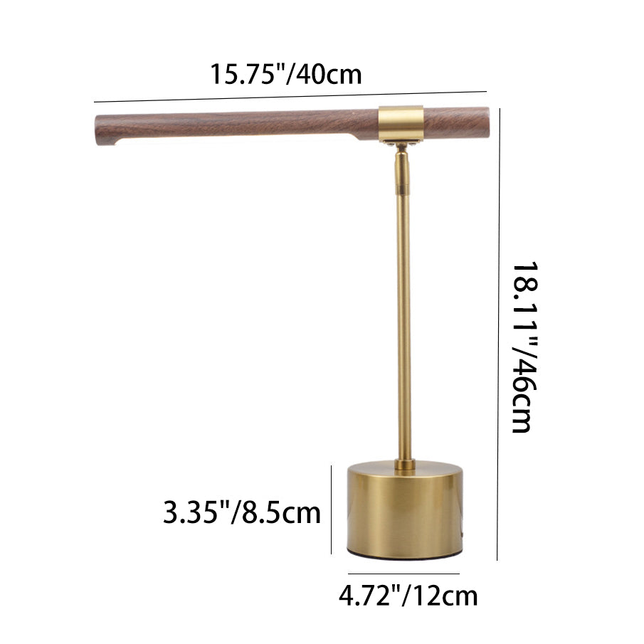 Iron Cylinder Bedroom Table Lamp