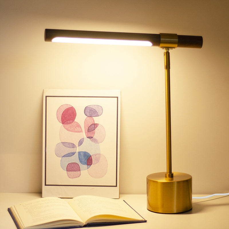 Iron Cylinder Bedroom Table Lamp