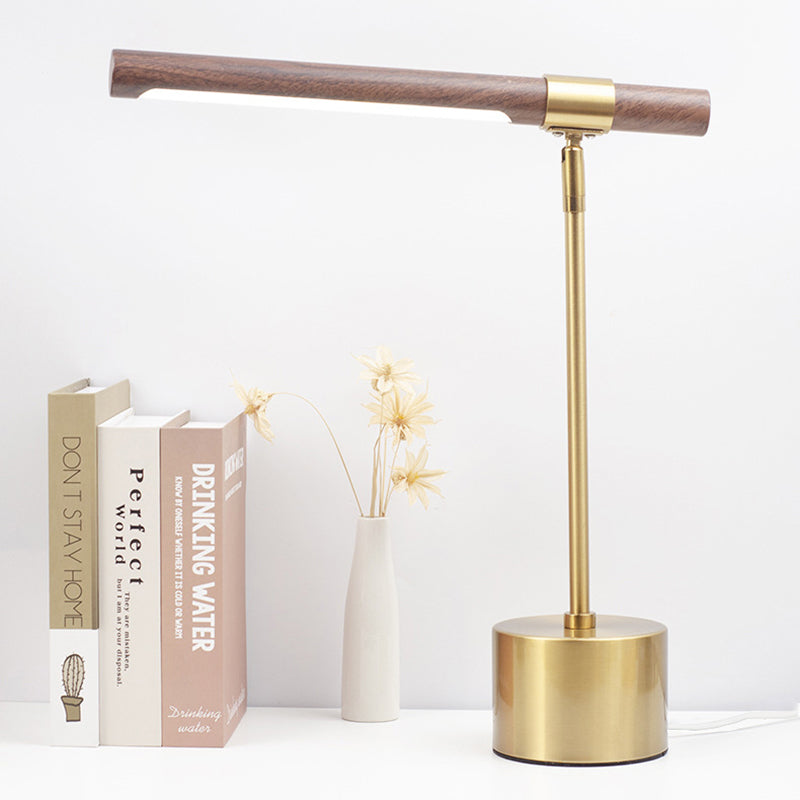 Iron Cylinder Bedroom Table Lamp