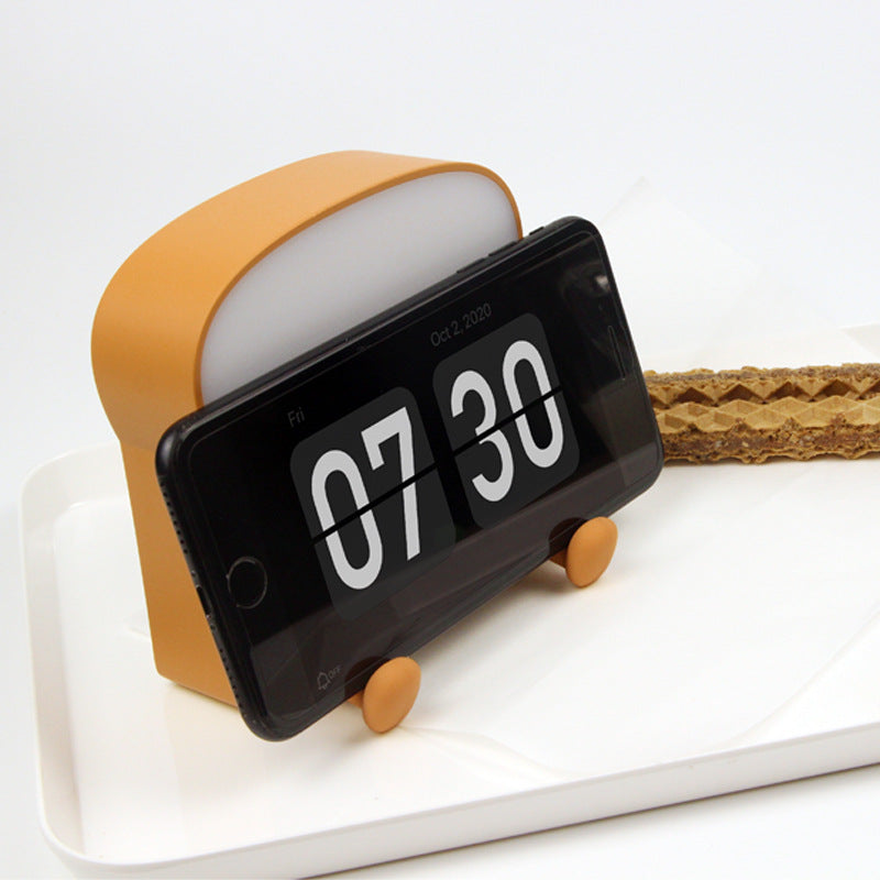 ABS Silicone Bread-Shaped Bedroom Table Lamp