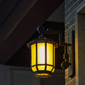 Aluminum Glass Round Lantern Outdoor Light