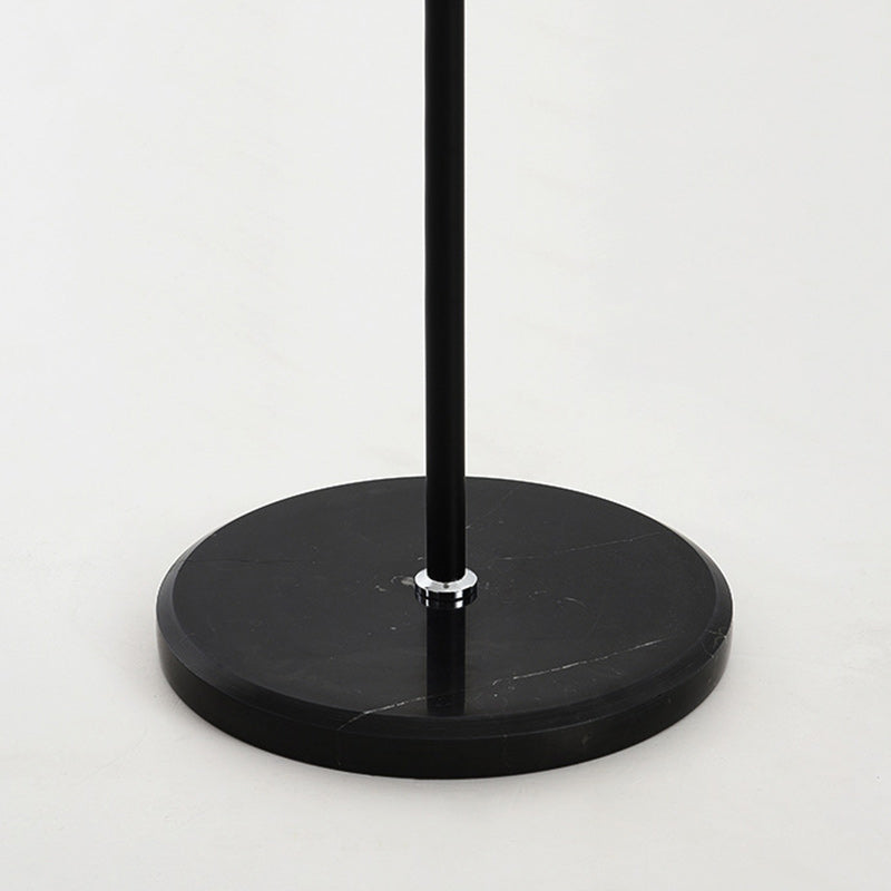 Iron Fabric Pleated Cylinder Floor Lamp