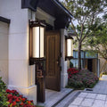 Aluminum Glass Rectangular Garden Outdoor Light