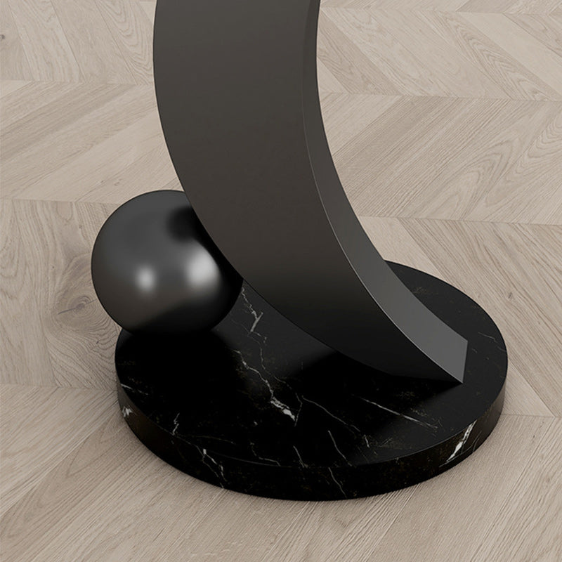 Iron Glass Resin Round Floor Lamp
