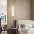 Iron Acrylic Rectangular Bedroom Wall Lamp