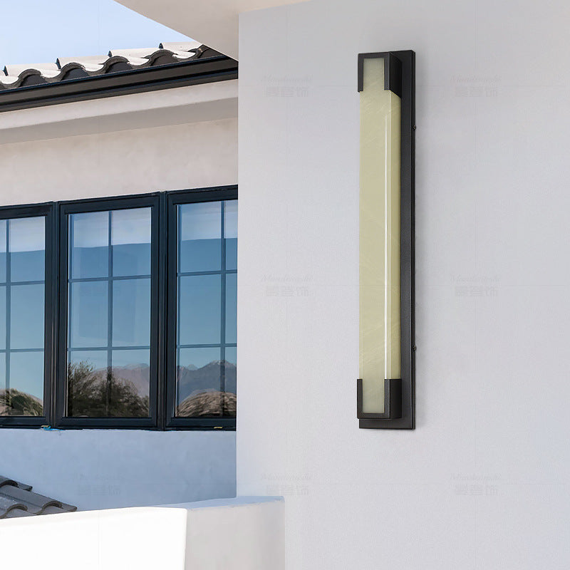 Stainless Steel Acrylic Rectangular Outdoor Light