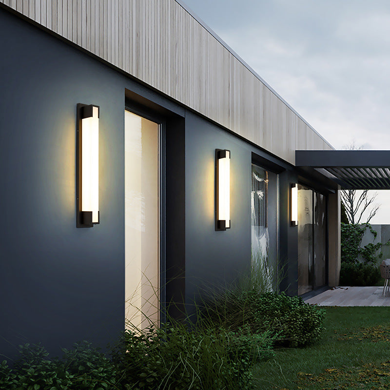 Stainless Steel Acrylic Rectangular Outdoor Light
