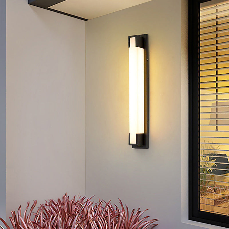 Stainless Steel Acrylic Rectangular Outdoor Light