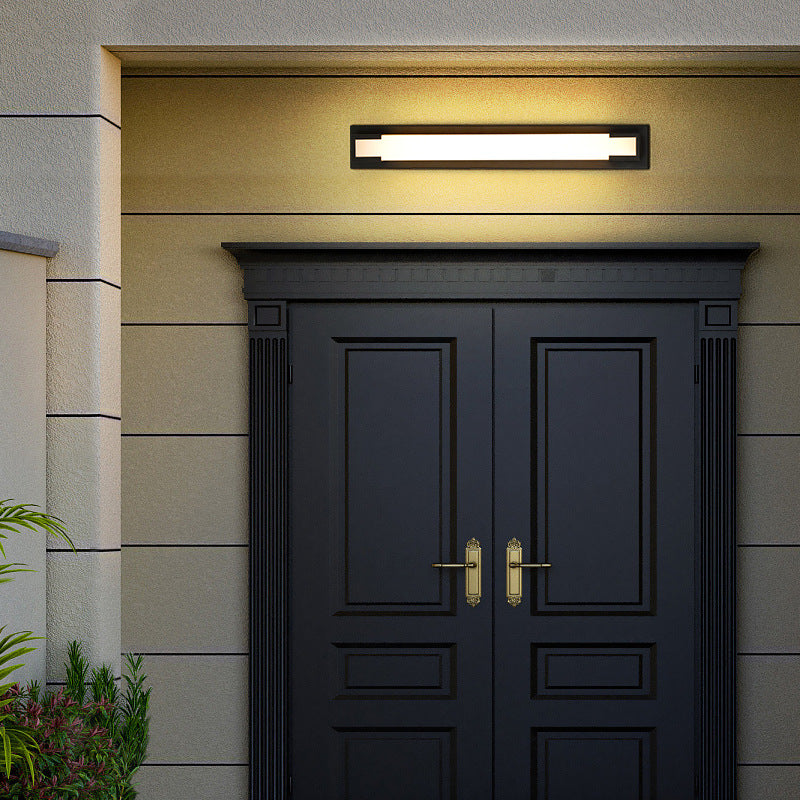 Stainless Steel Acrylic Rectangular Outdoor Light