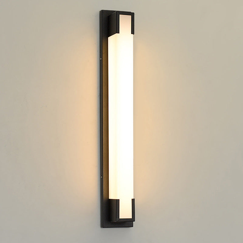 Stainless Steel Acrylic Rectangular Outdoor Light