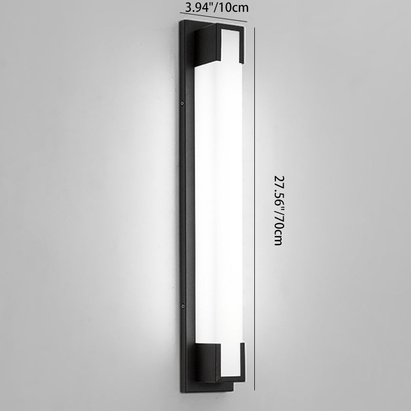 Stainless Steel Acrylic Rectangular Outdoor Light