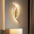 Iron Acrylic Leaf Living Wall Lamp