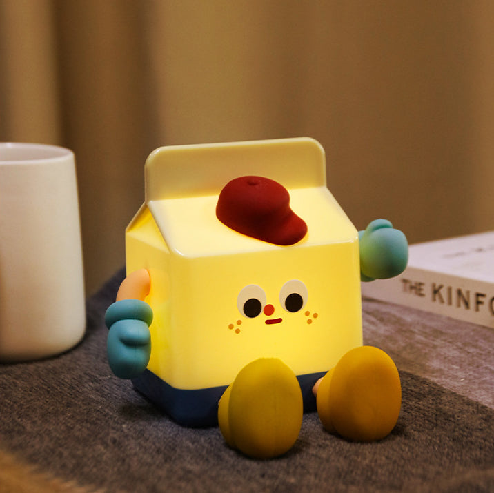ABS Silicone Milk Carton Table Lamp