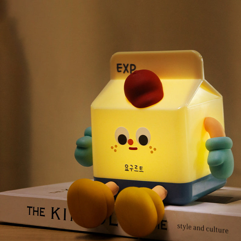 ABS Silicone Milk Carton Table Lamp