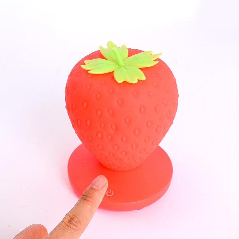 ABS Silicone Strawberry Night Table Lamp