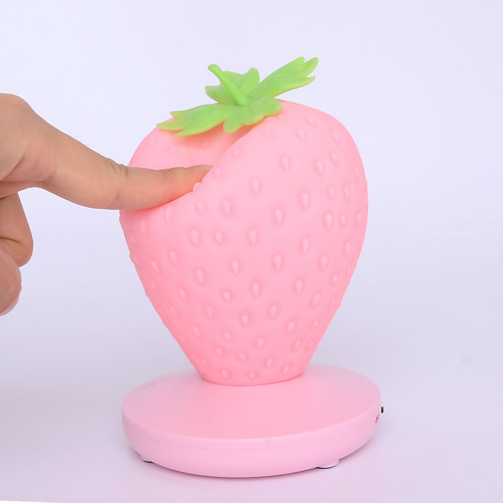 ABS Silicone Strawberry Night Table Lamp