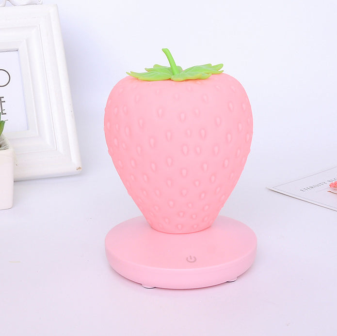 ABS Silicone Strawberry Night Table Lamp