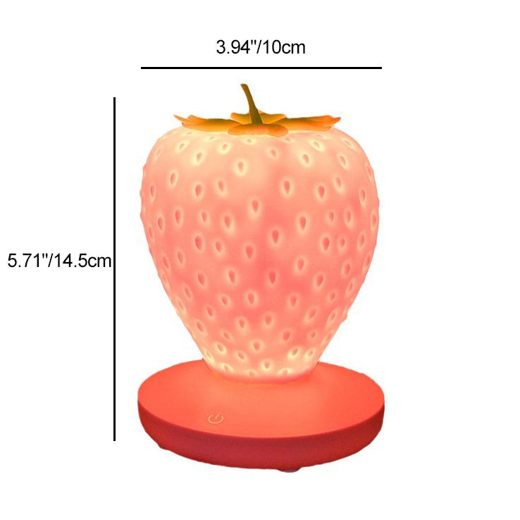 ABS Silicone Strawberry Night Table Lamp