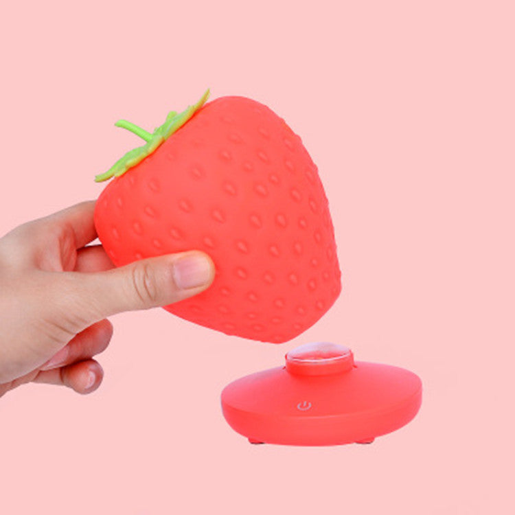 ABS Silicone Strawberry Night Table Lamp