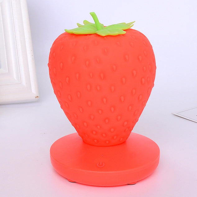 ABS Silicone Strawberry Night Table Lamp