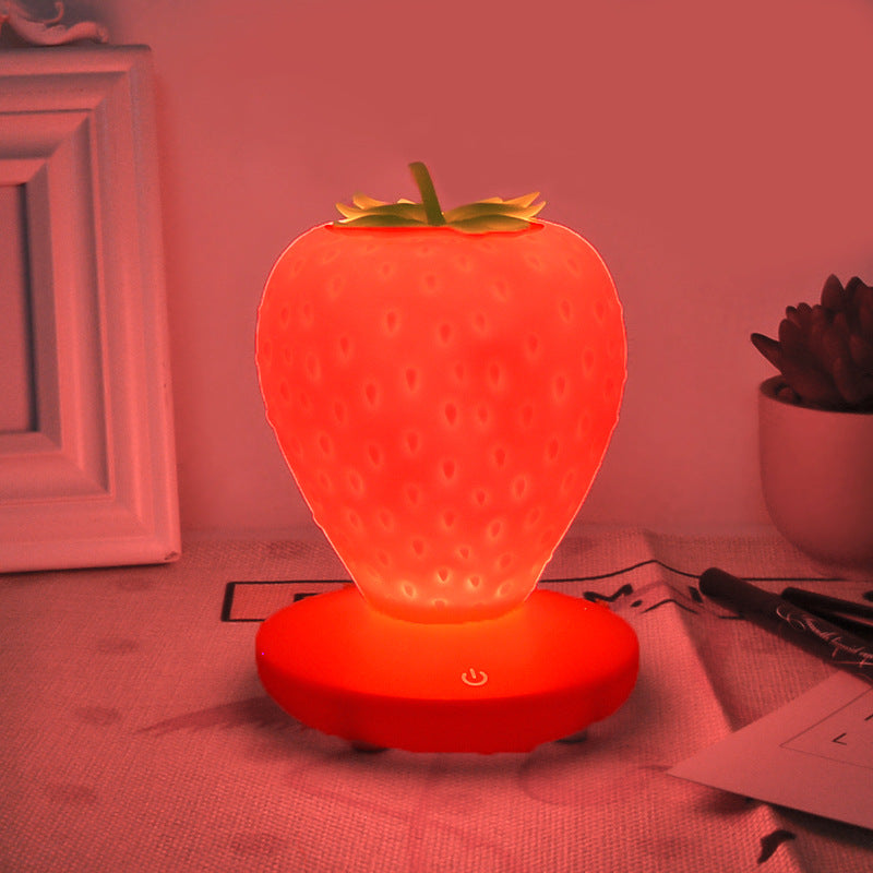 ABS Silicone Strawberry Night Table Lamp