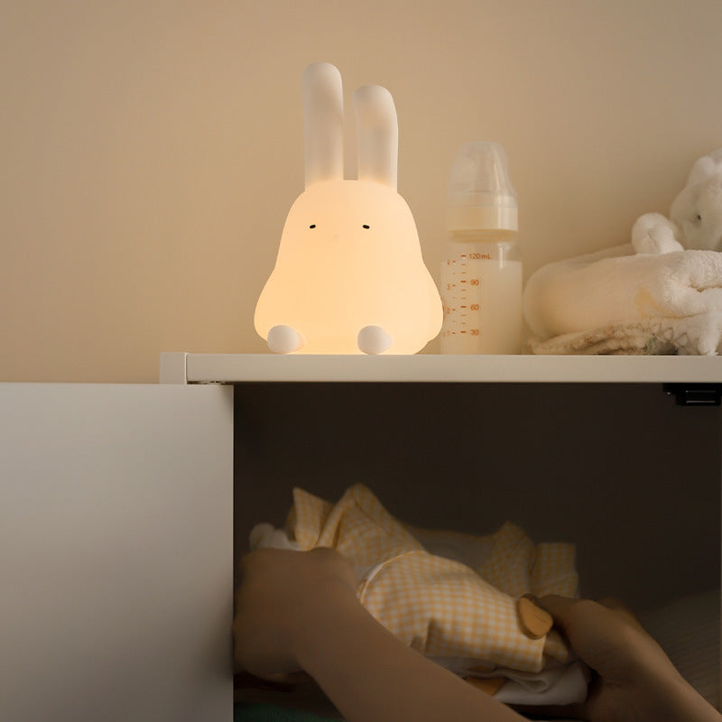 ABS Silicone Bunny Night Table Lamp
