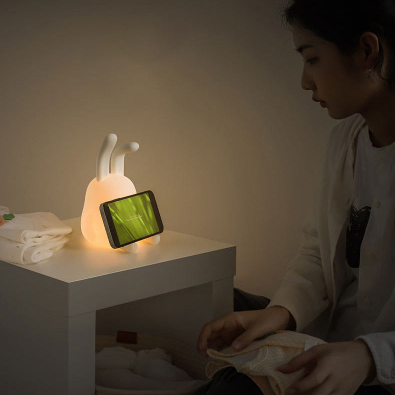 ABS Silicone Bunny Night Table Lamp